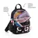 Mochila Infantil Miquelrius Mini Gatinho Preta
