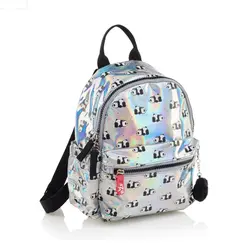 Mochila Infantil Miquelrius Holográfica Com Estampa de Mini Pandas