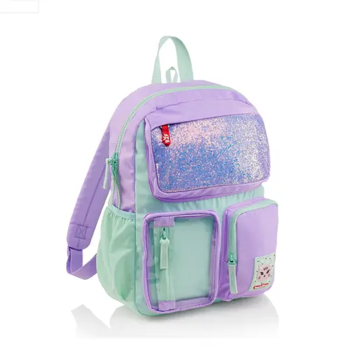 Mochila Infantil Miquelrius Turquesa Com Quatro Compartimento