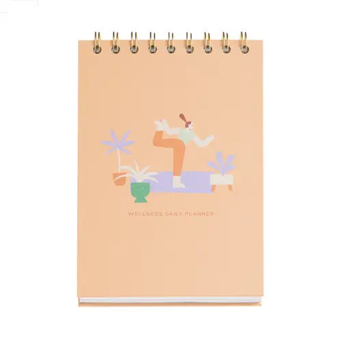 Planner Diário Miquelrius Bem-Estar Com 80 Páginas Laranja