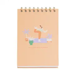 Planner Diário Miquelrius Bem-Estar Com 80 Páginas Laranja