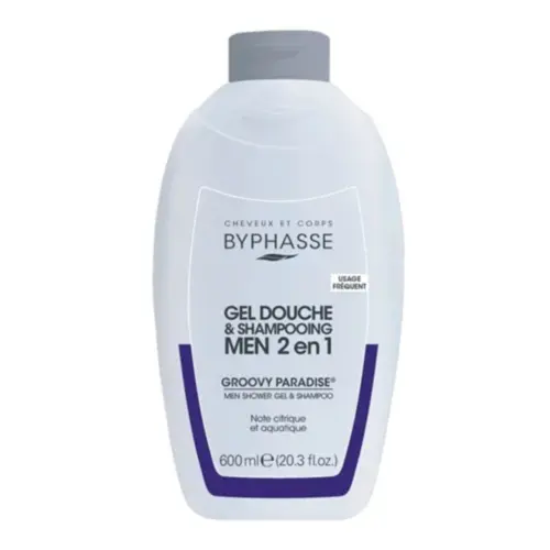 Gel de Banho Byphasse e Shampoo Men 2 em 1