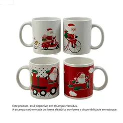 Caneca Natalina Noritex 350ml - Estampas Sortidas