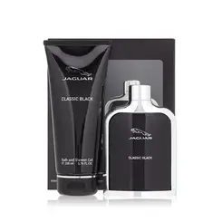 Kit Perfume Jaguar Classic Black - Eau de Toilette 100ml + Gel de Banho 200ml