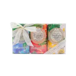 Kit Nesti Dante Sabonete Set With Love and Care Aqua Dea Marine, Regina di Peonie e Limonum Zagara