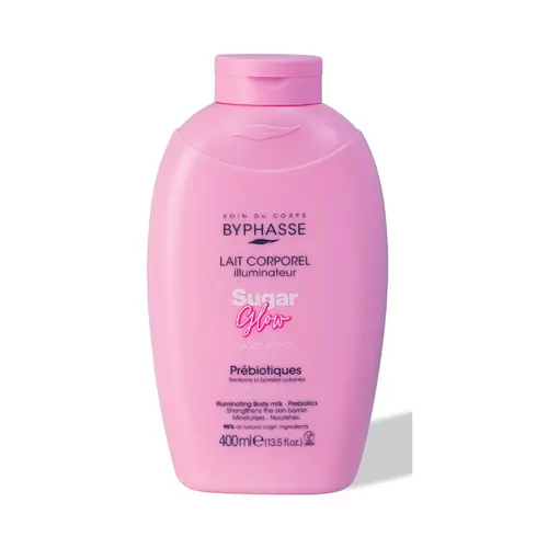 Leite Corporal Byphasse Sugar Glow - Iluminador de Pele 400ml