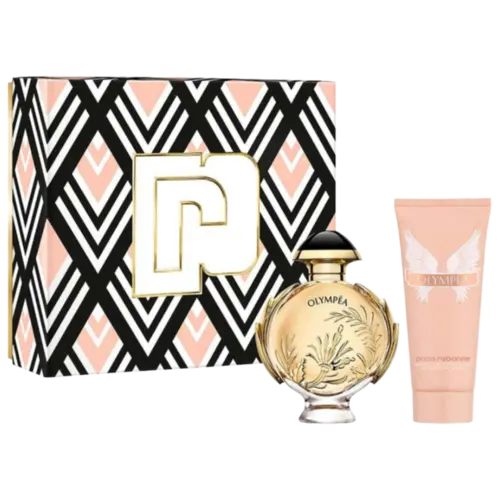 Kit Perfume Paco Rabanne Olympéa Solar Eau de Parfum Intense 80ml + Hidratante Corporal 100ml