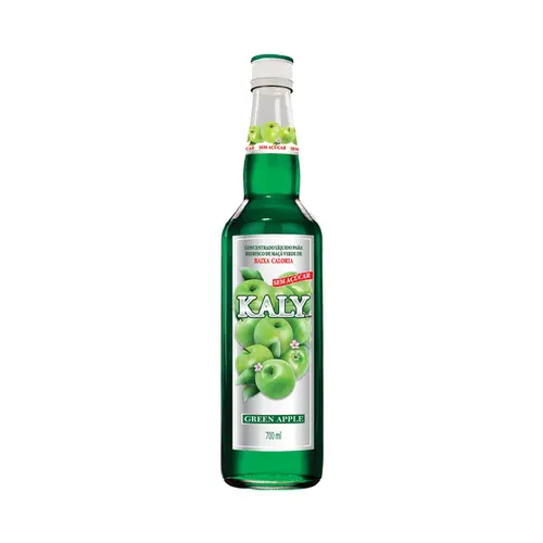 Xarope Kaly Sabor Maça Verde Sem Açúcar 700ml