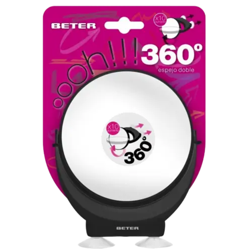 Espelho Beter Duplo Macro (x10) Oooh 360° Com Ventosas