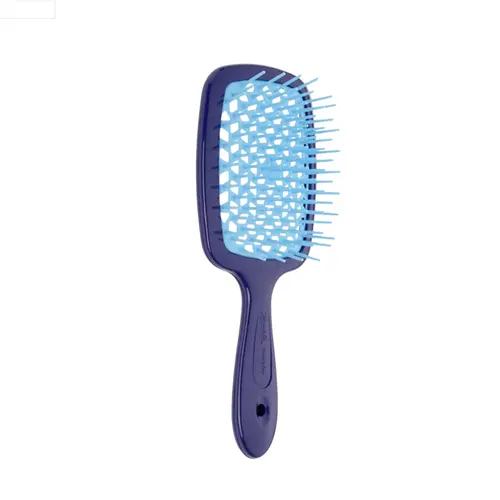 Escova Janeke Superbrush Roxo e Azul Neon