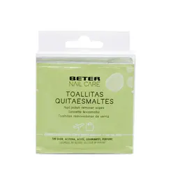 Kit de Lenços Beter Removedores de Esmalte Com 10 Unidades