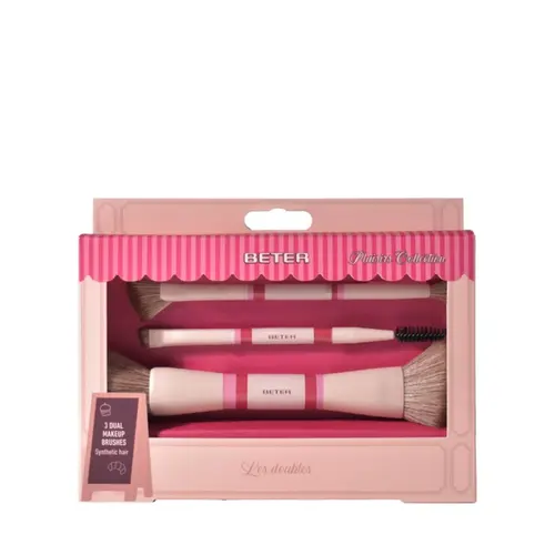 Kit de Pincéis Beter Beauty Care Para Presente Com 3 Peças