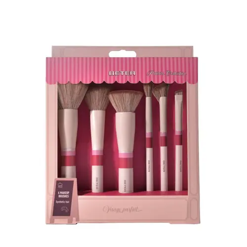 Kit de Pincéis Beter Beauty Care Para Presente Com 6 Peças