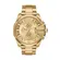 Relógio Diesel Masculino Cronógrafo Fundo Dourado com Pulseira de Metal Dourada DZ4360