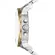Relógio Diesel Masculino Cronógrafo Fundo Prata com Pulseira de Metal Prata e Dourada DZ7494