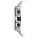 Relógio Diesel Masculino Cronógrafo Fundo Preto com Pulseira de Metal Prata e Dourada DZ4627