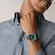 Relógio Fossil Masculino Analógico Crosb Prata Couro Marrom FS6150