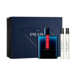 Kit Perfume Prada Ocean Luna Rossa 100ml + 2 Travel Size 10ml - Eau de Toilette Masculino