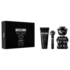 Kit Perfume Moschino Toy Boy Eau de Parfum + Body Gel + Miniatura Masculino