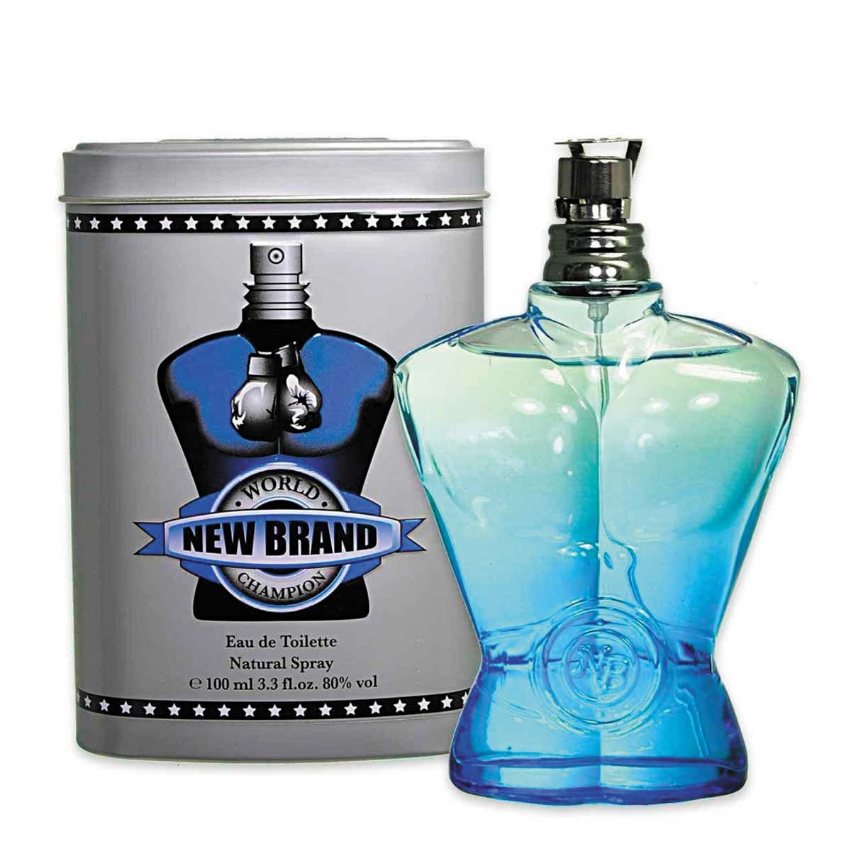 Perfume New Brand World Champion Blue - Eau de Toilette Masculino