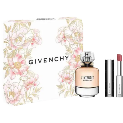 Kit Perfume Givenchy L'Interdit Eau de Parfum 80ml + Le Rouge Interdit Satin Feminino