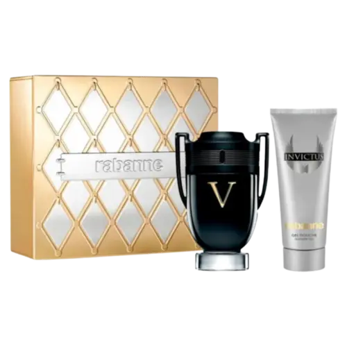 Kit Perfume Rabanne Invictus Victory Eau de Parfum 100ml + Gel de Banho 100ml Masculino