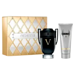Kit Perfume Rabanne Invictus Victory Eau de Parfum 100ml + Gel de Banho 100ml Masculino