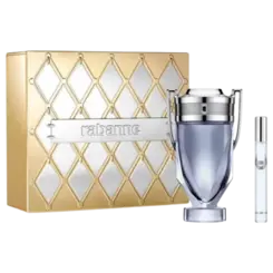Kit Perfume Rabanne Invictos Eau de Toilette 200ml + Perfume de Bolso 10ml Masculino