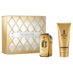Kit Perfume Rabanne Million Gold Eau de Parfum Intense + 1 Shower Gel 100ml Masculino