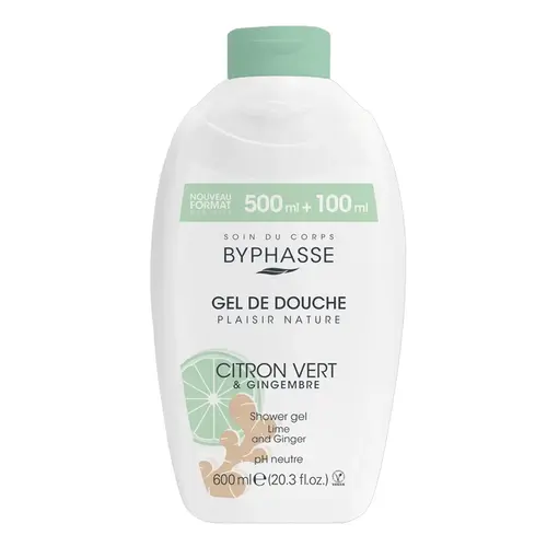 Gel de Banho Byphasse Plaisir Nature - Citron Vert e Gingembre