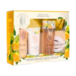 Kit La Florentina Spa Bob Citrus - Sabonete Liquido 500ml + Shower Gel 200ml + Body Lotion 200ml + Sabonete 115g + Esponja de Banho