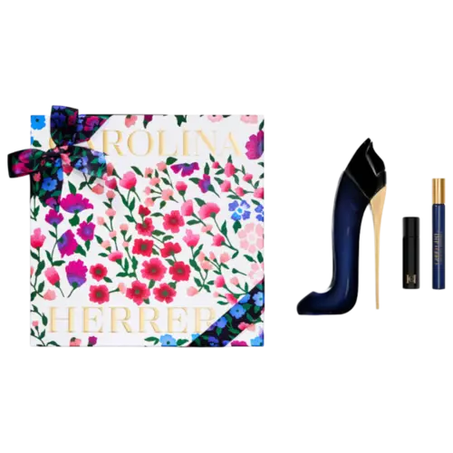 Kit Perfume Carolina Herrera Good Girl Eau de Parfum 80ml + Megaspritzer 10ml + Máscara Smudgeproof