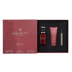 Kit Perfume Hackett London Nightwalk - Eau de Parfum 100ml + Gel de Banho 100ml + Miniatura 10ml